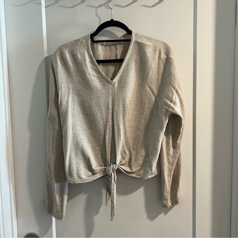 Only child Luzon tie front top size extra small